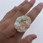The Whisper of the Emerald City Ring（Handmade One of a Kind）